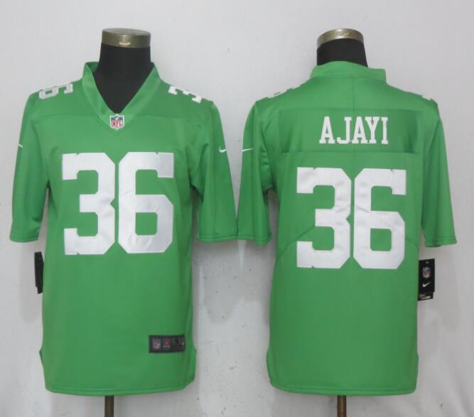 Men Philadelphia Eagles 36 Ajayi Wentz Green Vapor Untouchable Nike Limited NFL Jerseys